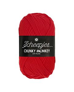 Scheepjes Chunky Monkey  kl.1010 scarlet rood