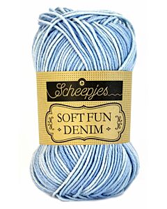 Scheepjeswol Softfun Denim 509 licht blauw tinten