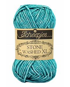 Garen Stone Washed XL van Scheepjes kl.855 aqua blauw
