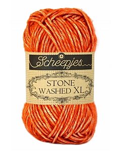 Garen Stone Washed XL van Scheepjes kl.856 oranje