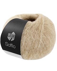 Lana Grossa Soffio kleur 15 (lichtgrijs)