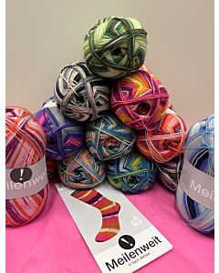 Sokkenwol Meilenweit Aktion 4-draads mazzelzak