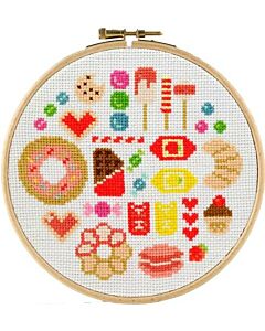 Stitchonomy borduurpakket snoepjes 291014 borduren
