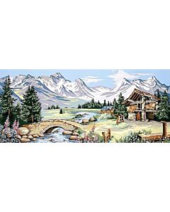 stramien de torrentom te borduren van Margot 173.3064