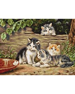  Borduurpakket The Cats - de katten om te borduren van Luca-s b556