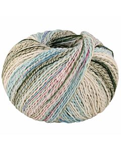 Lana Grossa Torto kleur 2 (creme/blauw/roze/groen