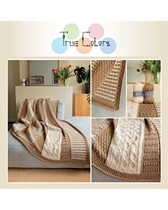 Haakplein True Colors CAL 2025 van Durbale Comfy in de kleur Cream Comfort