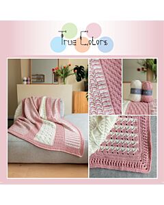 Haakplein True Colors CAL 2025 van Durbale Comfy in de kleur Ivory Blossom
