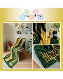 Haakplein True Colors CAL 2025 van Durbale Comfy in de kleur Lemon Leaves