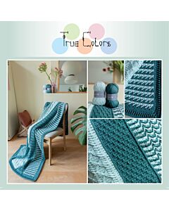 aakplein True Colors CAL 2025 van Durbale Comfy in de kleur Ocean Pearl