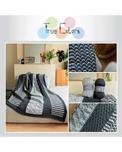 Haakplein True Colors CAL 2025 van Durbale Comfy in de kleur  Silver Shadows