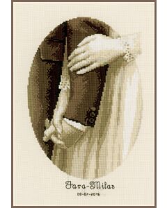 Vervaco borduurpakket bruidspaar borduren pn-0156475