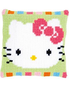 Vervaco borduurpakket Hello Kitty voorbedrukt kruissteekkussen pn-0153796