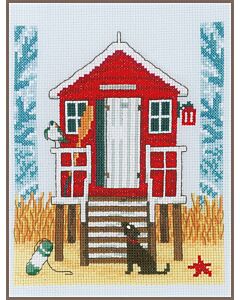 Vervaco borduurpakket strandhuisje pn-0173174 borduren