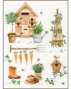 Vervaco borduurpakket tuin pn-0197085