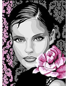 Voorbedrukt canvas elle om te borduren van Margot 153.1377