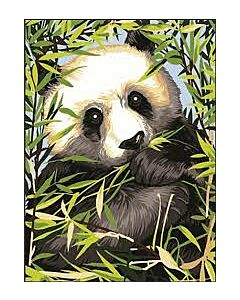 Voorbedrukt stramien/canvas Panda van Seg deParis 929.564 om te borduren