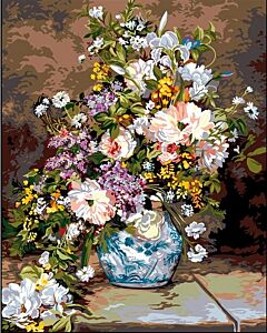 Le Bouquet van Seg de Paris om te borduren (Pierre-auguste renoir)940.14