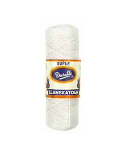 Durable Glanskatoen Nr.8 kl.9 White