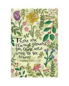 Bothy Threads borduurpakket lente visie XCC2 telpatroon