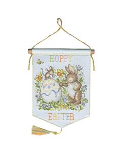 Bothy Threads borduurpakket eieren schilderen voor pasen XKG24 telpatroon